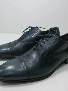 Dino Bigioni Cap Toe Leather Dress Fashion Oxford Footwear Shoes Italy 47